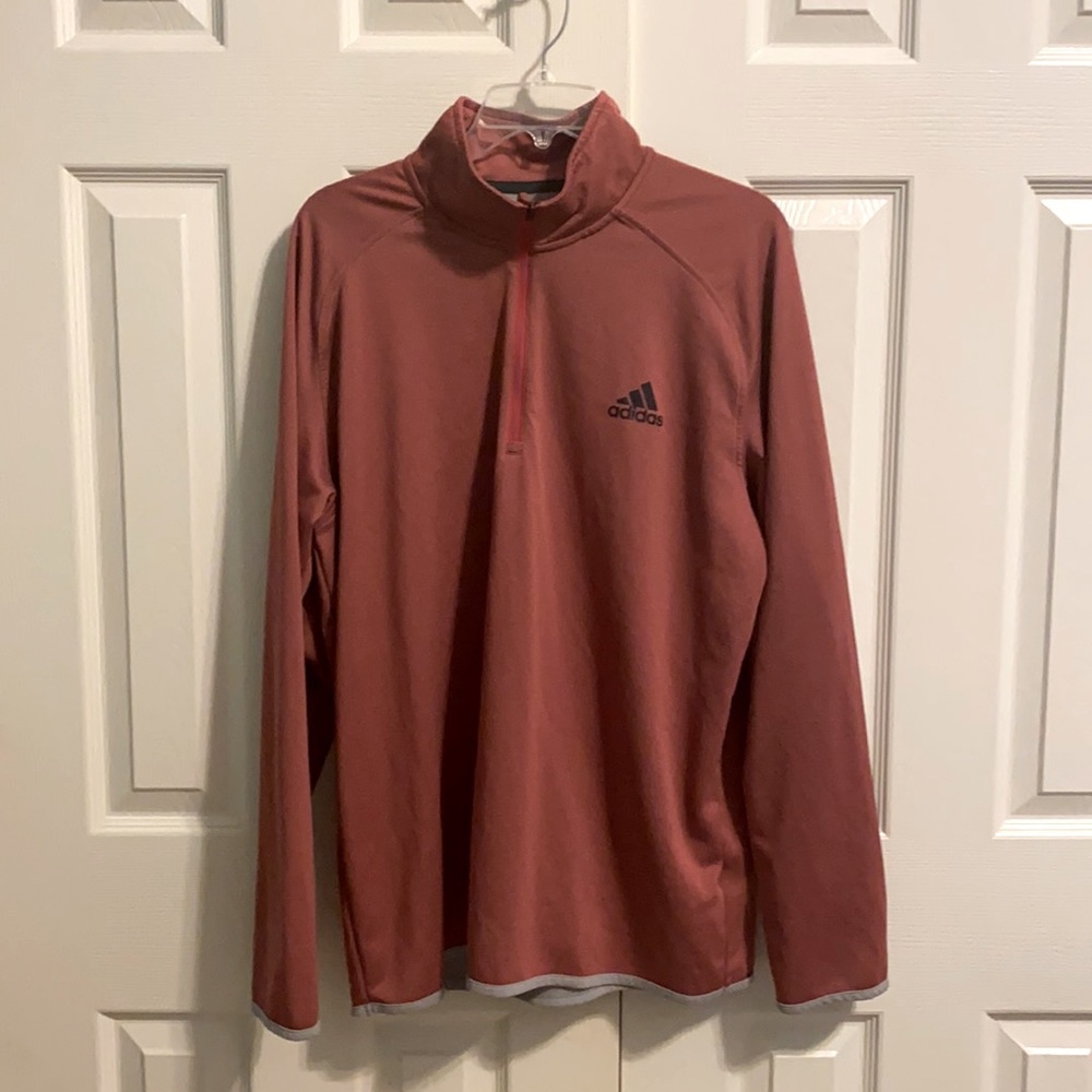 Red Adidas pullover
